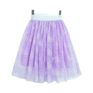 Imagem de Saia Tutu De Dança Com Glitter Para Meninas, Roupas De Festa Em Algodã