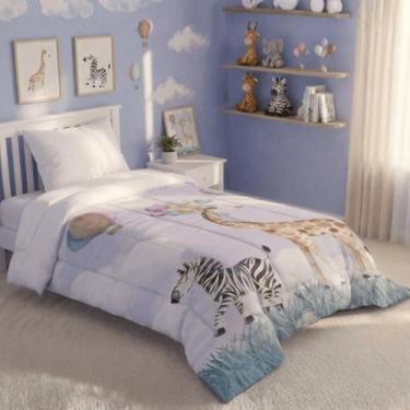 Imagem de Edredom Solteiro Infantil 1PC (EXLCUSIVO) para Meninas 400 Fios Dupla 