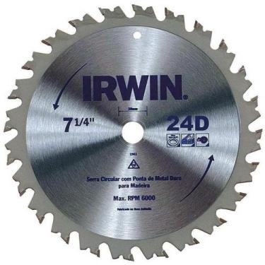 Imagem de Disco Corte Madeira Irwin, 7.1/4", 24 Dentes - 14107
