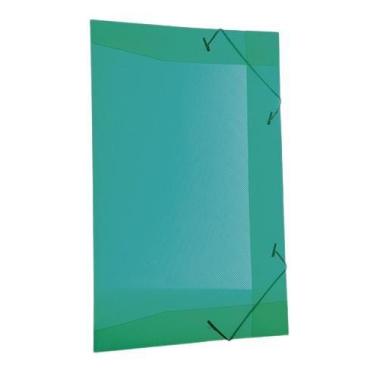 Imagem de Pasta Aba Elástico 235mm A4 - Polibras, Verde