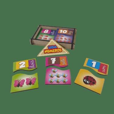Imagem de Brinquedo Pedagógico e Educativo Liga Números - Maninho