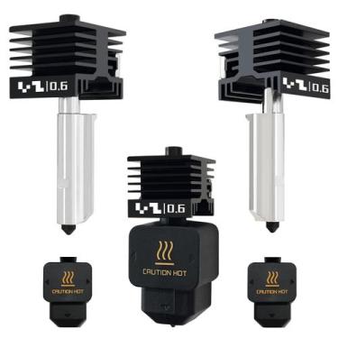 Imagem de Kit Hotend HZDaDeve 0,6 mm para Bambu Lab P2S/X2D/H2S/H2D/A1/A1 Mini