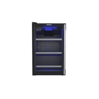 Imagem de Cervejeira Venax Blue Light 100 Preto Fosco Porta Invertida 220V