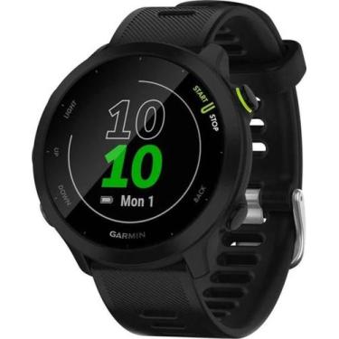 Imagem de Relógio GarminForerunner 55 Black Monitor Cardíaco GPS