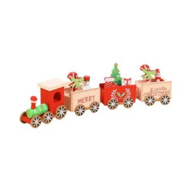 Imagem de Decoração De Trem De Natal Para Casa 2025, Ornamento De Natal, Feliz A