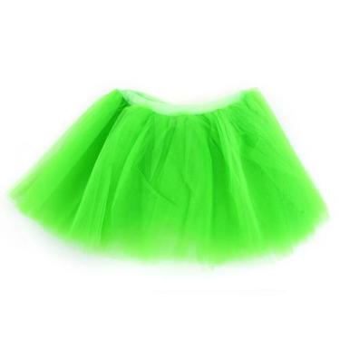 Imagem de Saia de Tule Adulto - Verde Citrico - Carnaval, Unica, M