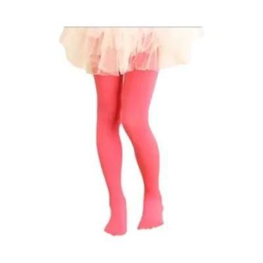 Imagem de Meias-calças De Balé Em Veludo Branco Sólido Para Meninas, Cores Vibra