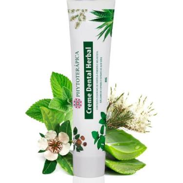 Imagem de Creme Dental Herbal Phytoterápica Melaleuca, Menta, Copaíba e Aloe Ver