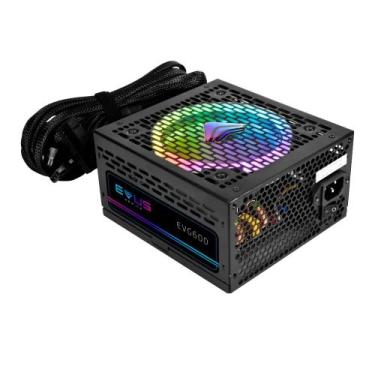 Imagem de Fonte Gamer Energia Alimentação Evus 600W 80Plus Bronze EVG600 ARGB, B