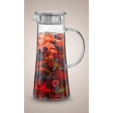 Imagem de Jarra Vidro Borossilicato 1,5L Tampa Inox - Congratulations Store
