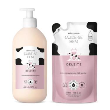 Imagem de Combo Cuide-se Bem Deleite: Loção Corporal 400ml + Refil 350ml - O Bot