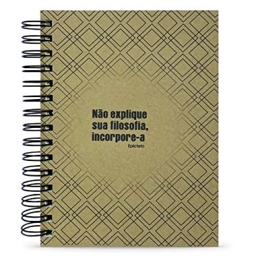 Imagem de Caderno Estoicismo Epicteto "Não Explique Sua Filosofia" 125 Fls. Tam. A5