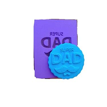 Imagem de TF22 MARCADOR TEXTURA DIA DOS PAIS PASTA AMERICANA CONFEITARIA BISCUIT