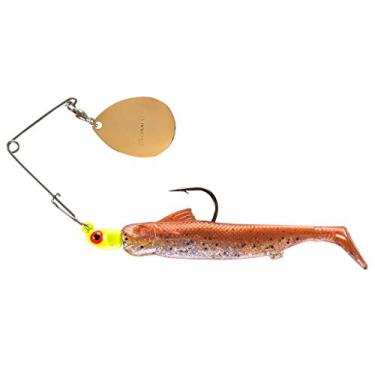 Imagem de Bomber Iscas Drumbeater Coastal Spinnerbait Isca de pesca, iscas e acessórios de pesca em água doce e salgada, 11,4 cm, 7 g, Chartreuse New Penny