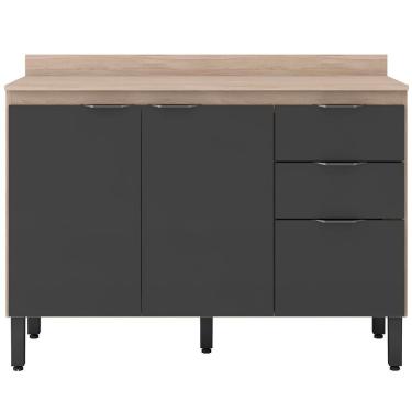 Imagem de Balcão Demóbile Firenze com 3 Portas, 2 Gavetas e 1 Prateleira