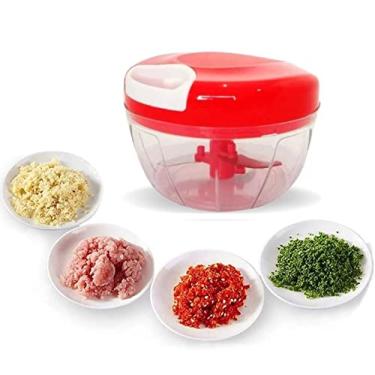 Imagem de Processador de Alimentos Manual Mixer 3 Laminas Belakaza (Vermelho)