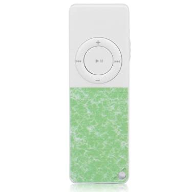 Imagem de PUSOKEI Mini leitor de MP3 fino para crianças, reprodutor de alta fidelidade sem perdas, cartão de expansão de 64 GB para entretenimento/aprendizagem/academia fitness (verde)
