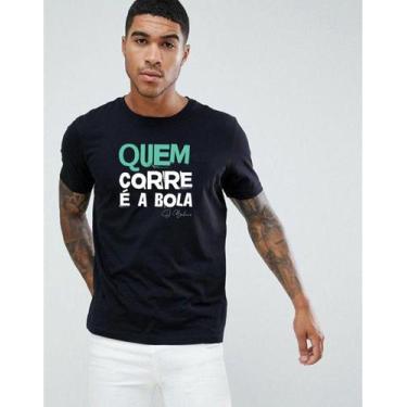 Imagem de Camiseta Quem Corre É A Bola - O Boleiro - La Conquista