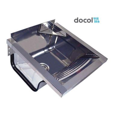 Imagem de Tanque Inox Docol Para Fixar Na Parede 44X47Cm