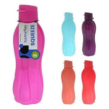 Imagem de Garrafa De Água Squeeze Solida Sport Plástico 600ml Homeflex