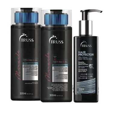 Imagem de Truss Miracle Sh 300ml + Cd 300ml + Hair Protector