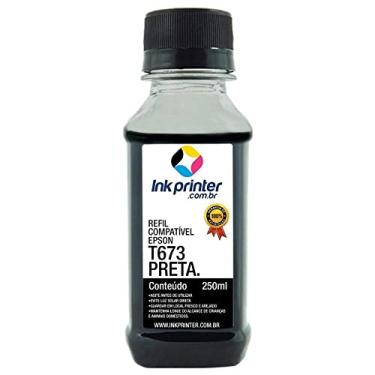 Imagem de Tinta para Epson L805 - Preto - Compatível Ink Printer (t673-250ml)