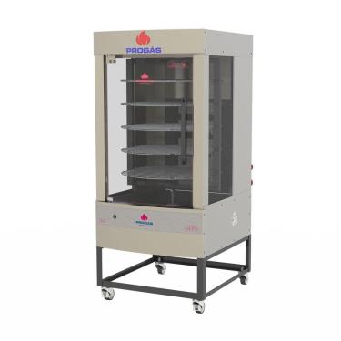 Imagem de Forno Assador Frango Multiuso Giratório 5 Grelhas 75kg de Carne Prp-242 G5 Bivolt - Progás