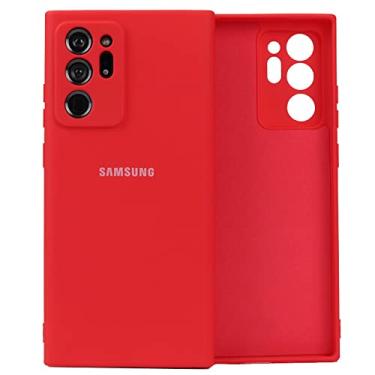 Imagem de Para Samsung Galaxy Note 20 Ultra 5G Note20 Note20 Ultra Case Proteção de Câmera Capa de Silicone Macio Escudo Protetor de Toque Sedoso, Vermelho, Para Nota 20