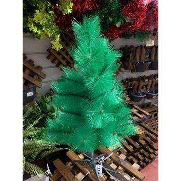 Imagem de Árvore De Natal Cactos 60cm 25 Galhos Com Base De Plastico - Verde