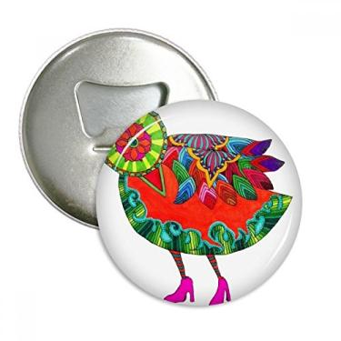 Imagem de I Am Happy New Year Abridor de garrafas com ímã de geladeira emblema multifuncional