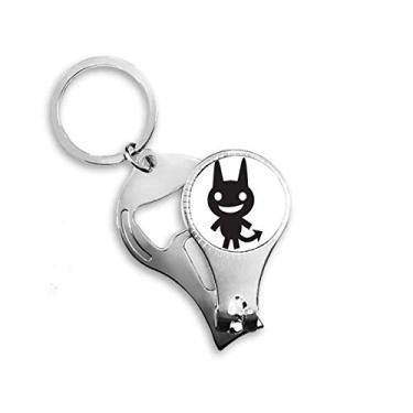 Imagem de Bat Happy Fear Halloween Art Déco Presente Moda Alicate de unha Chaveiro Abridor de Garrafas Cortador