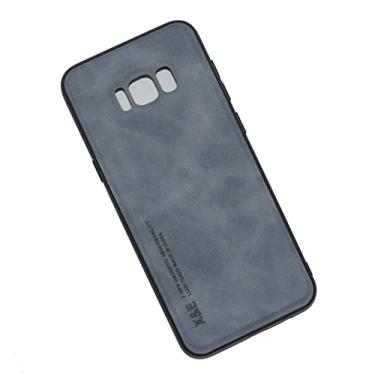 Imagem de Kepuch Silklike Capa para Samsung Galaxy S8+ - Case Placa de Metal Embutida para Samsung Galaxy S8+ - Azul