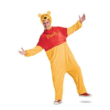 Imagem de Fun Costumes Fantasia adulta de luxo Urso Ursinho Pooh, Amarelo, XL