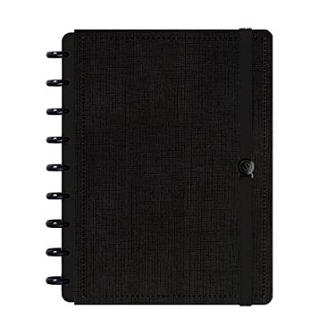 Imagem de Caderno De Disco ISCOOL Inteligente M Solid Touch Linho Preto