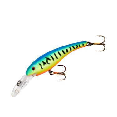 Imagem de Cotton Cordell Isca de pesca Suspending Wally Diver - Chartreuse/Blue Tiger