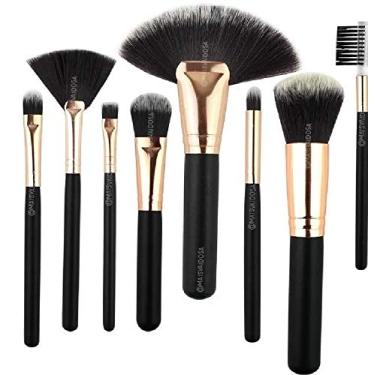 Imagem de Kit Pinceis Maquiagem Sereia 10 Peças Pincel