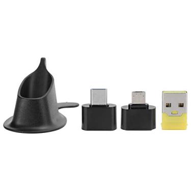 Imagem de Mouse óptico de caneta, ratos de escrita manual de transmissão de baixa latência Abs, para telefones celulares e computadores