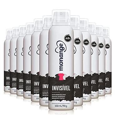 Imagem de Kit Desodorante Aerosol Monange Invisível 90g - 12 Unidades