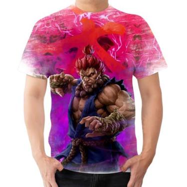 Imagem de Camiseta Camisa Akuma Street Fighter Luta Jogo 2 - Estilo Vizu
