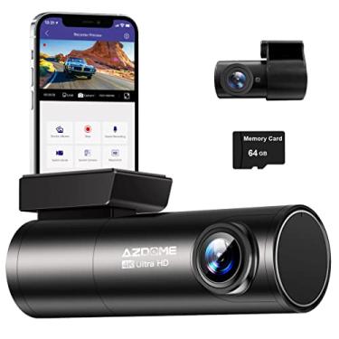 Imagem de XRC TECH Câmera veicular 4K Car DVR Dash Cam Controle de Voz, Câmeras Duplas Frente e Traseira, WiF App Control GPS Track com UHD 2160P, Visão Noturna, Gravação em Loop G-Sensor