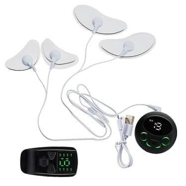 Imagem de Massageador facial EMS,levantamento pele com almofada massageadora EMS baixo ruído - Máquina multifuncional levantamento rosto EMS, exercitador levfacial em V Weeyutix