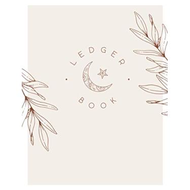 Imagem de Moon Star Minimal Ledger Book: Ledger Book Journal for Personal use and Small Business