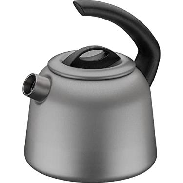 Imagem de Chaleira Tramontina em Alumínio com Revestimento Interno e Externo Starflon Max Grafite 2,2 L