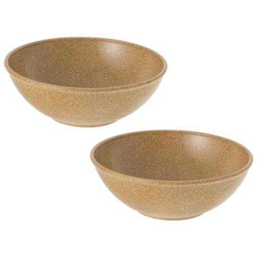 Imagem de Conjunto 2 Tigelas Bowl EVO Sustentável 700ml Sorvete Açaí Sopas Molhos Poke Salada (Cerejeira)