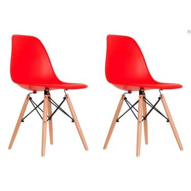 Imagem de Conjunto 2 Cadeira De Jantar Charles Eames Eiffel - Quick Store