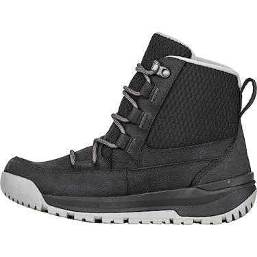 Imagem de Oboz Bota feminina Jourdain Mid isolada B-Dry impermeável para caminhada, Mar negro, 8