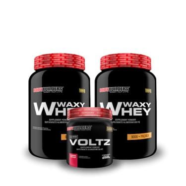 Imagem de Kit 2x Waxy Whey 2kg + Pré-treino Voltz - Bodybuilders (Grande, Paçoca)