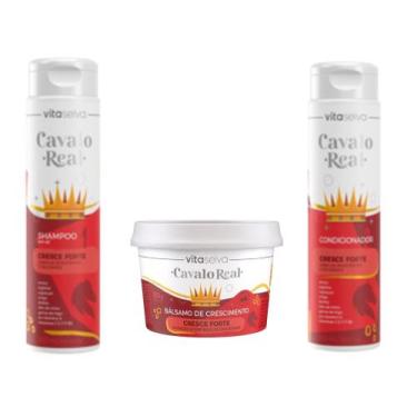 Imagem de Vita Seiva Cavalo Real Cresce Forte 03 Produtos (Shampoo/Condicionador