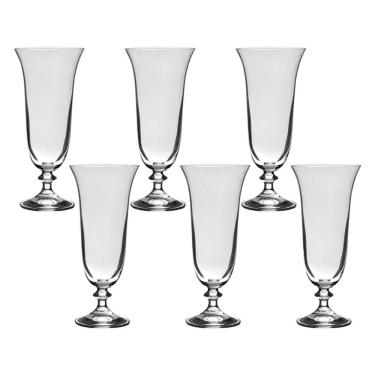 Imagem de Taça de Cristal Bohemia Para Cerveja 360 ml Angela 6 Peças