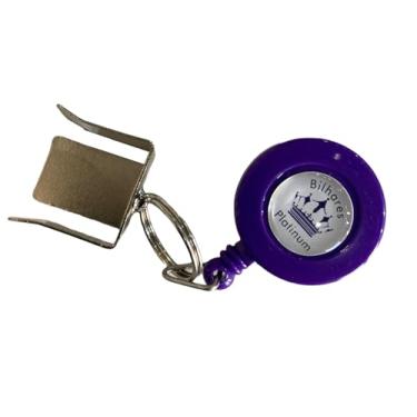 Imagem de Porta Giz Platinum Modelo Retrátil com Cordinha para Sinuca/Bilhar Ioiô roxo